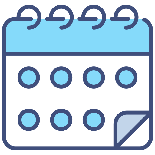 calendário grátis ícone