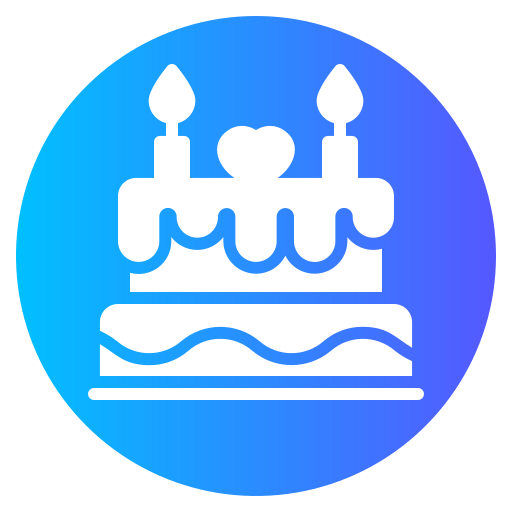 pastel de cumpleaños icono gratis