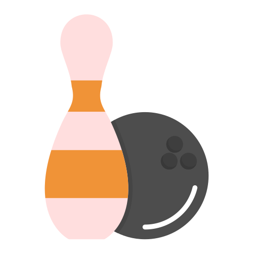 Bowling Generic color fill icon