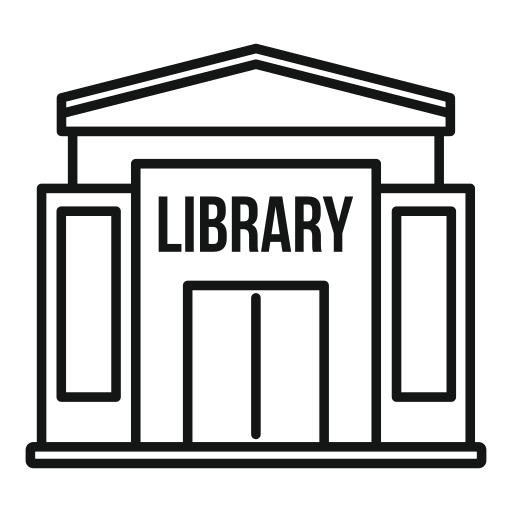 bibliothèque Icône gratuit