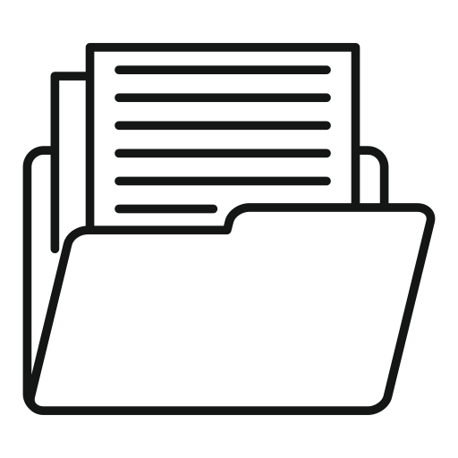 pasta grátis ícone