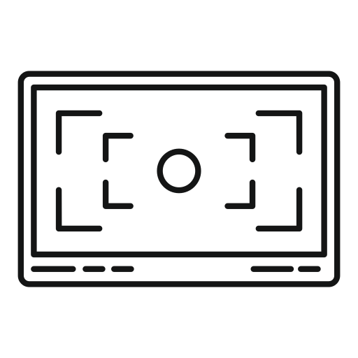 Screen free icon