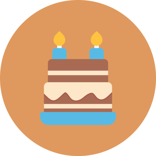 gâteau d'anniversaire Icône gratuit