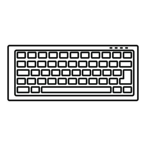 teclado icono gratis