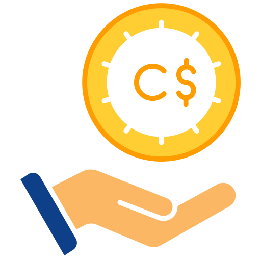 dollar canadien Icône gratuit