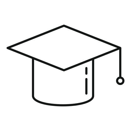 graduación icono gratis