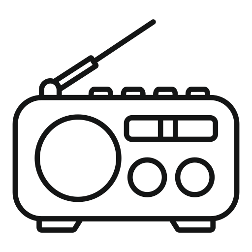 radio Icône gratuit radio Icône gratuit