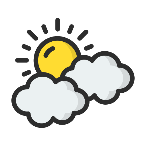 Cloudy day Generic color lineal-color icon