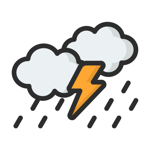 Thunderstorm free icon