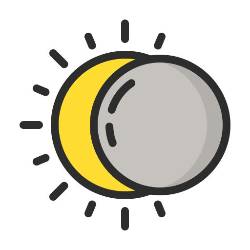 Eclipses - Free weather icons