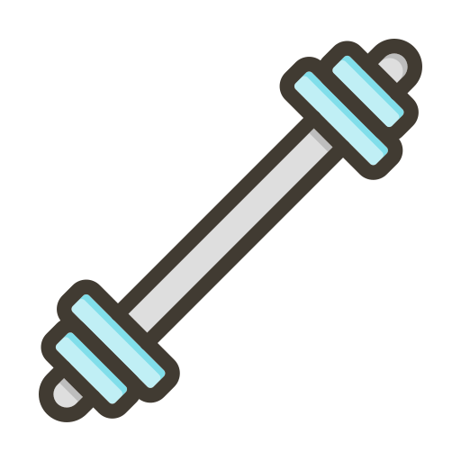 Barbell free icon