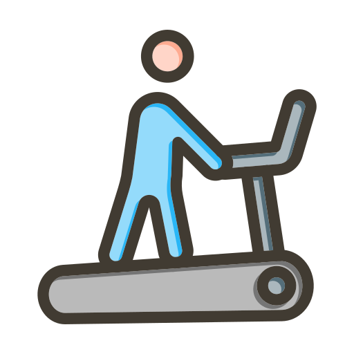 Treadmill Generic color lineal-color icon