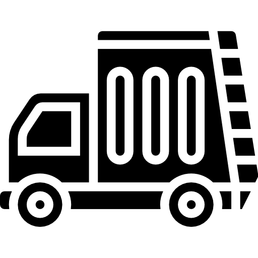 Грузовик для вторичной переработки бесплатно иконка