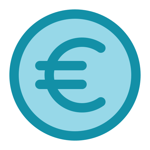 euro icono gratis