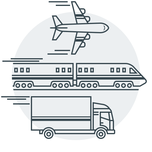 transporte icono gratis