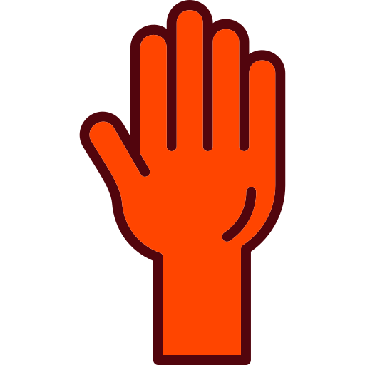 Hand up free icon Hand up free icon