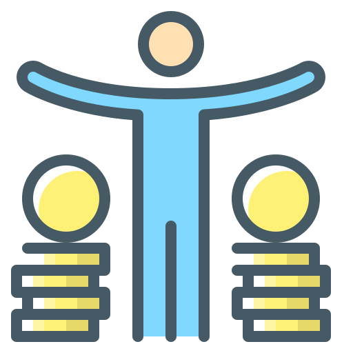 pièces de monnaie Icône gratuit