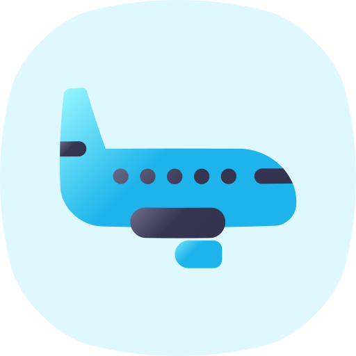 avión icono gratis