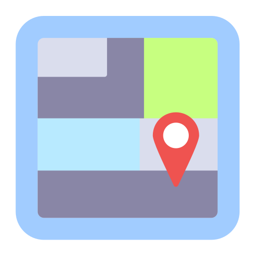 Route Generic color fill icon