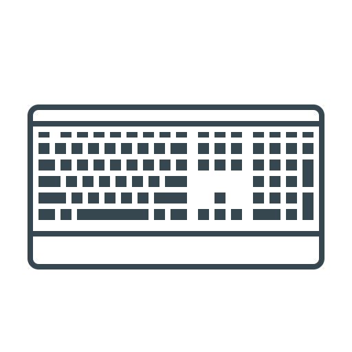 teclado icono gratis