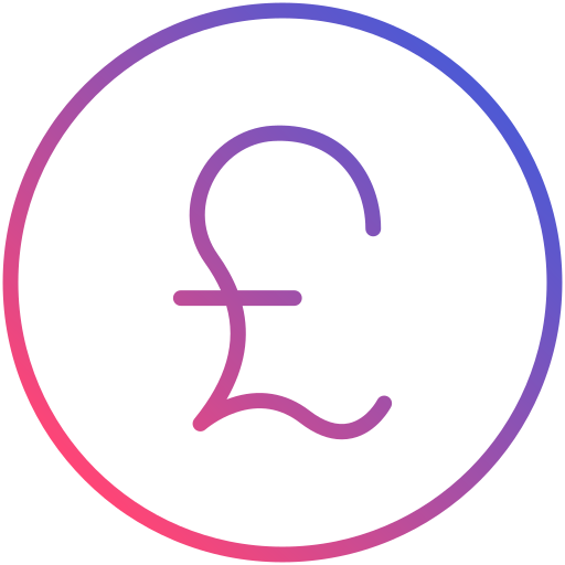 Pound free icon Pound free icon