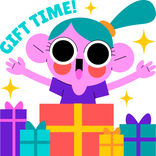 Gift free sticker