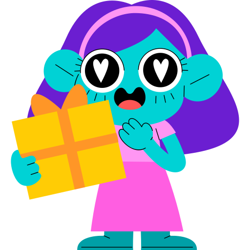 Gift free sticker