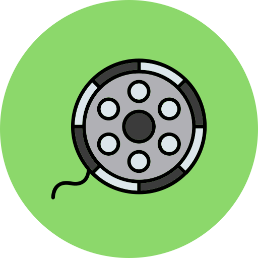 영화 릴 무료 아이콘 영화 릴 무료 아이콘