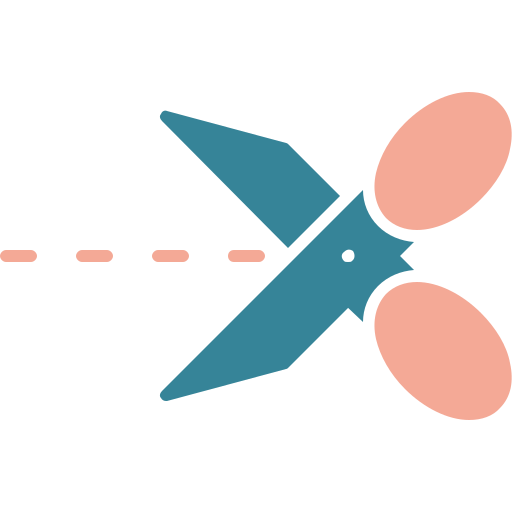 cortar con tijeras icono gratis