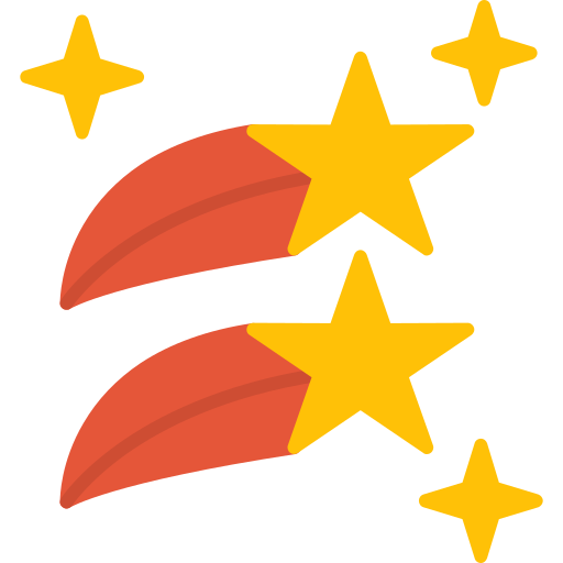 estrelas cadentes grátis ícone