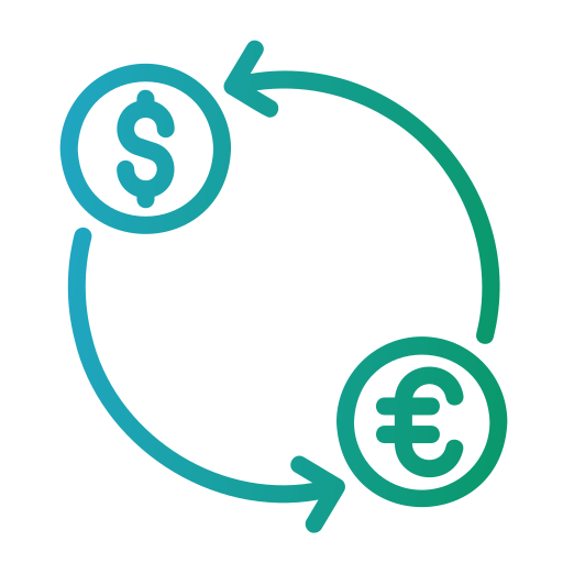 돈 교환 무료 아이콘