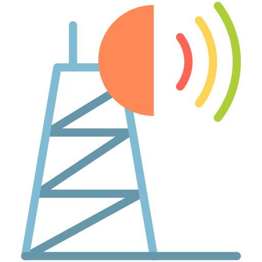 torre de radio icono gratis