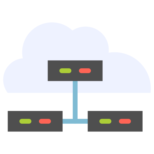 servidor en la nube icono gratis