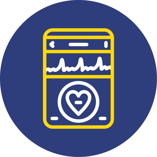 latido del corazón icono gratis