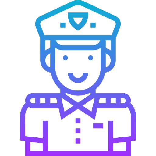 oficial de policía icono gratis