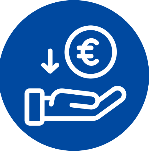 euro icono gratis