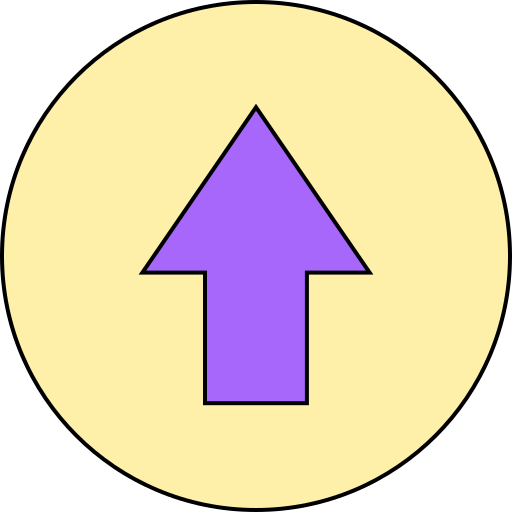 flecha arriba icono gratis