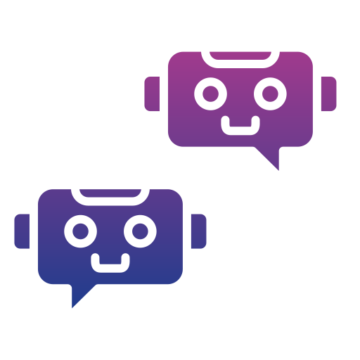 robot de conversación icono gratis