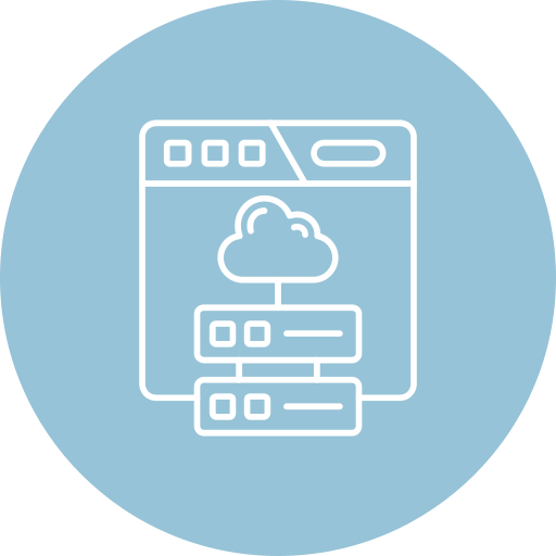 almacenamiento en la nube icono gratis