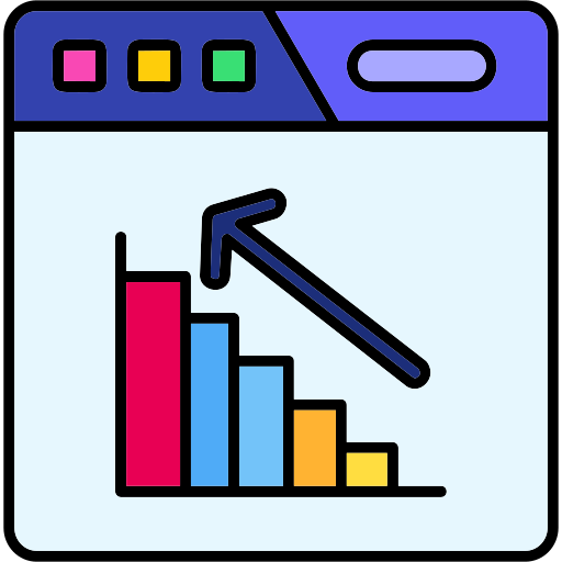 gráfico de barras icono gratis