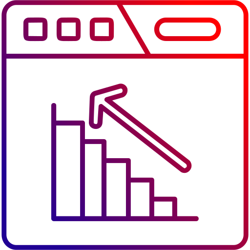 gráfico de barras icono gratis