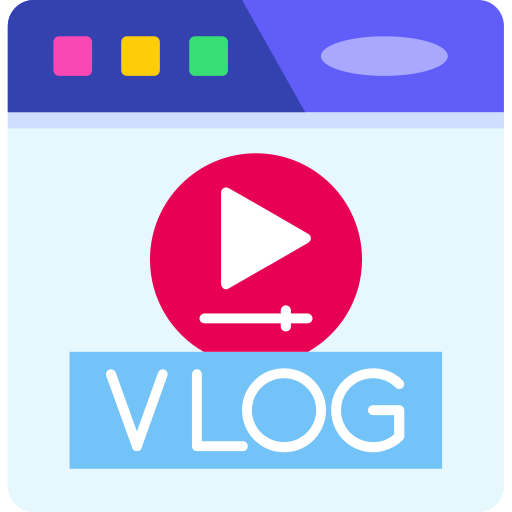 vlog icono gratis