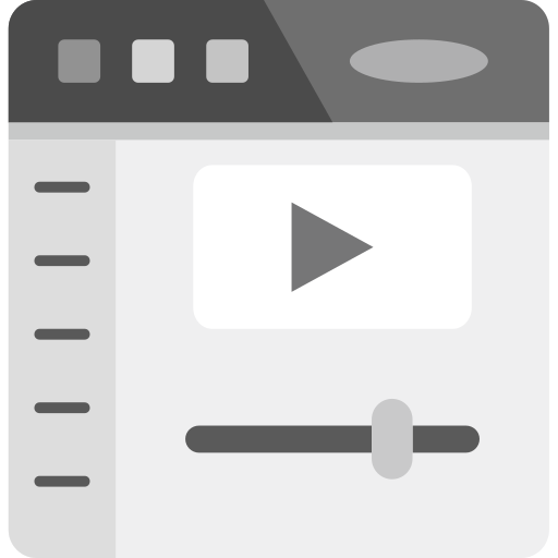 reproductor de video icono gratis