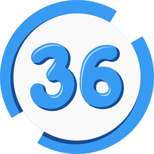 trente-six Icône gratuit