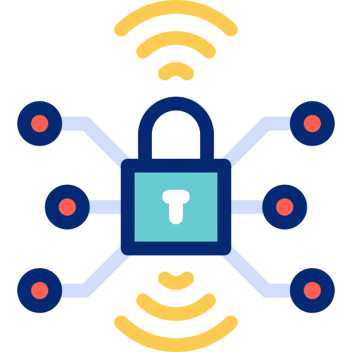 la seguridad cibernética icono gratis