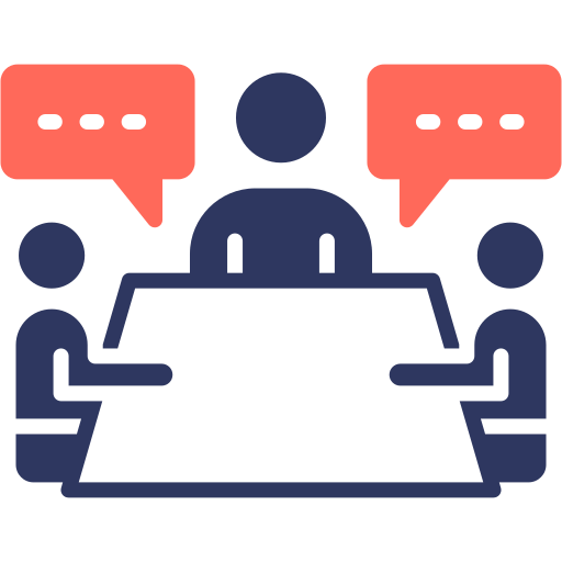 reunión icono gratis