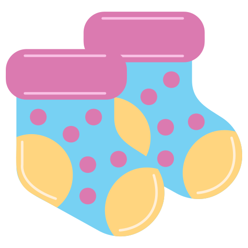 Baby socks Generic color fill icon