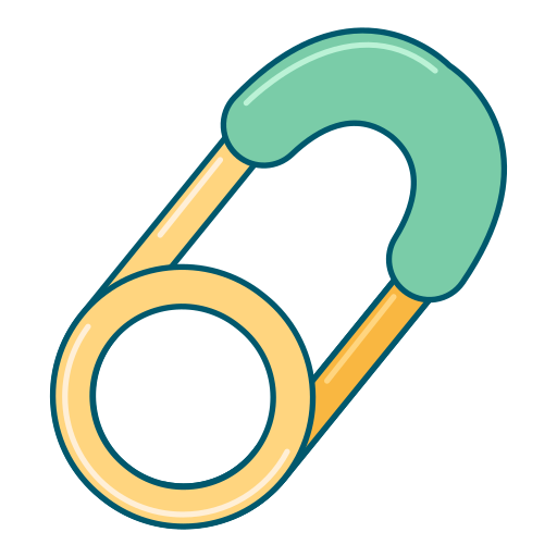 Épingle de bébé Icône gratuit Épingle de bébé Icône gratuit