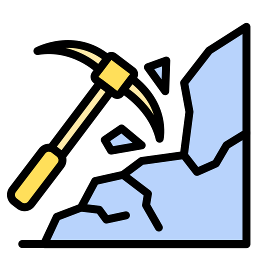 Pickaxe Generic color lineal-color icon