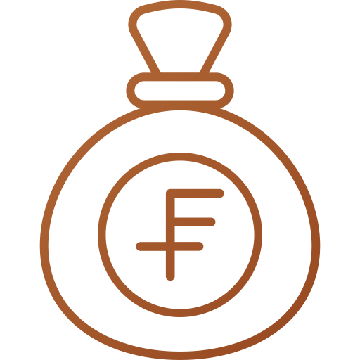 Swiss franc free icon Swiss franc free icon